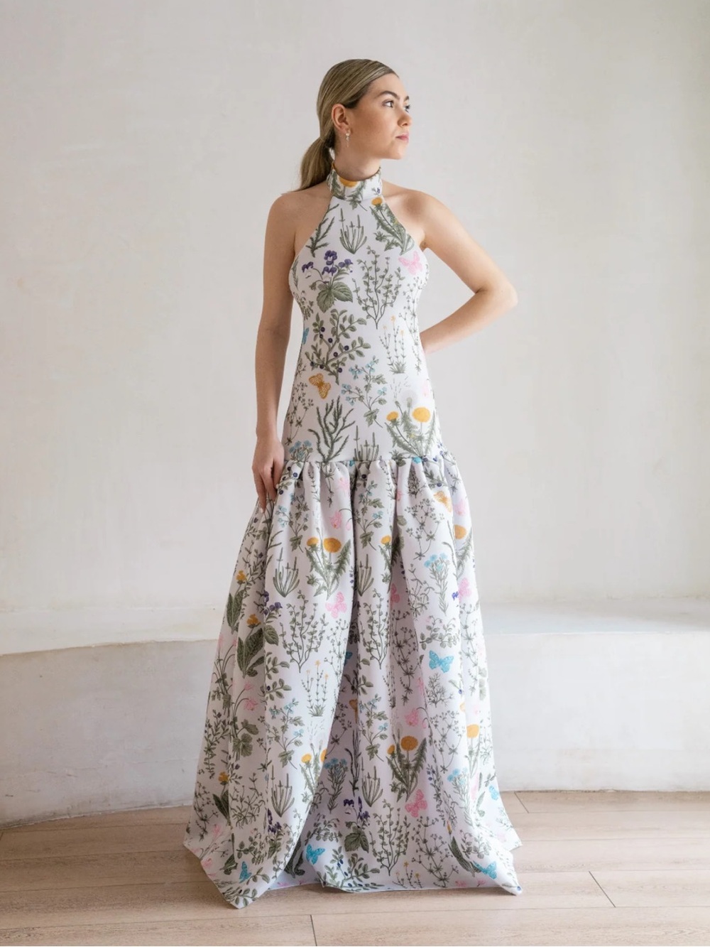 Ashley Stambouli Garden Gown